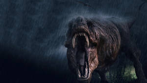 Jurassic Park Enraged T-rex Wallpaper