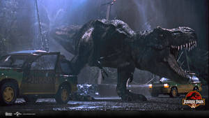 Jurassic Park Wild T-rex Wallpaper