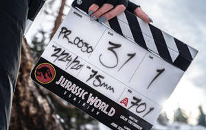 Jurassic World Dominion Clapperboard Wallpaper