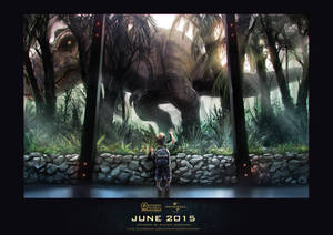 Jurassic World Graphics Art Wallpaper