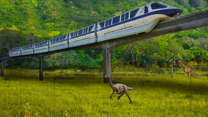 Jurassic World Train Wallpaper