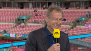 Jurgen Klinsmann Yellow Microphone Wallpaper