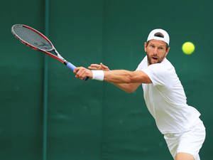 Jurgen Melzer One-handed Backhand Wallpaper