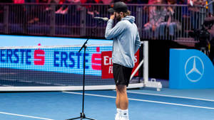 Jurgen Melzer Retirement Speech In Vienna Wallpaper