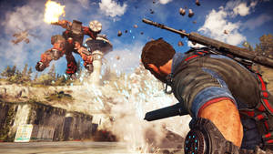 Just Cause 2 Big Gun Wallpaper