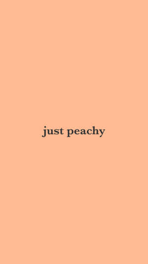 Just Peachy Vintage Aesthetic Wallpaper Wallpaper