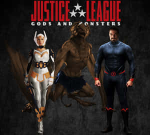 Justice League Gods And Monsters Heroes Wallpaper
