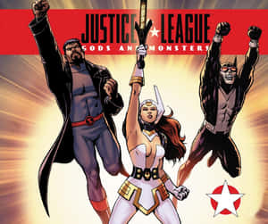 Justice League Gods And Monsters In Action Wallpaper