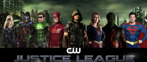 Justice League Unlimited Team Standing Tall Wallpaper