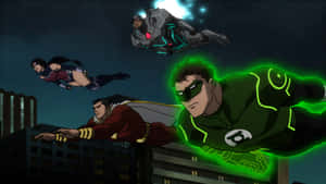 Justice League War - Team Of Heroes United For Battle Wallpaper