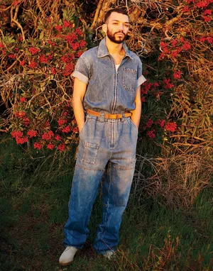 Justice Smith - A Rising Star In Hollywood Wallpaper