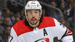 Justin Faulk Of St. Louis Blues Wallpaper