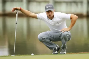 Justin Thomas Fierce Stare Wallpaper