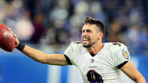 Justin Tucker Kicking Action Wallpaper