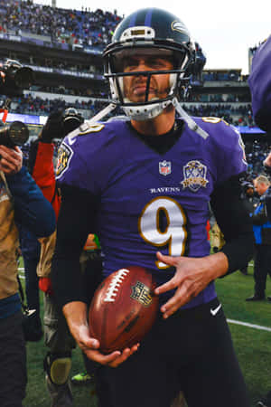 Justin Tucker Ravens Kicker Field Wallpaper