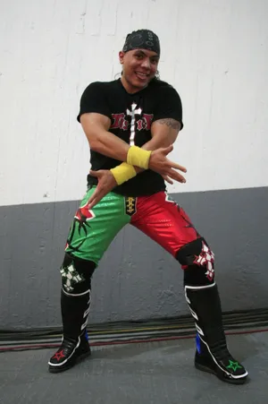 Juventud Guerrera Wrestling Pose Wallpaper