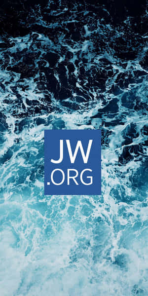 Jworg Logo On Sea Waves Wallpaper