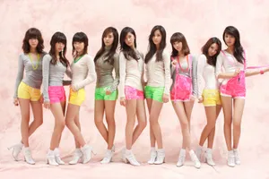 K Pop_ Group_ Colorful_ Fashion_ Shoot Wallpaper