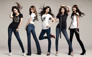 K Pop_ Group_ Fashion_ Pose Wallpaper