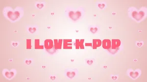 K Pop Love Expression Wallpaper