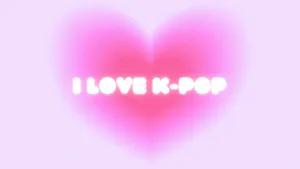 K Pop Love Heart Wallpaper