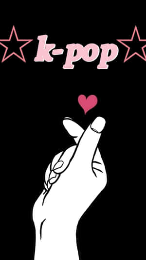 K Pop Love Symbol Wallpaper