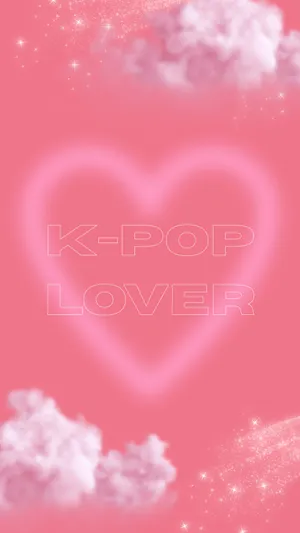 K Pop Lover Heart Wallpaper