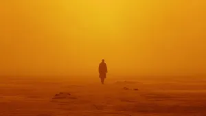 K, The Replicant, In A Desolate Desert Wallpaper