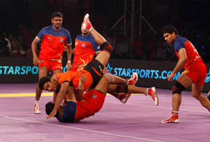 Kabaddi Body Slam Wallpaper