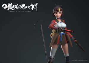 Kabaneriofthe Iron Fortress Mumei Fan Art Wallpaper