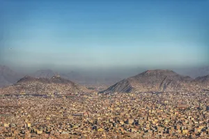 Kabul City Aerial View Wallpaper
