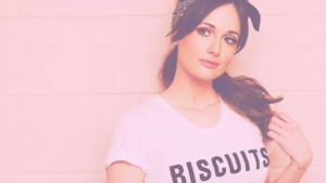 Kacey Musgraves Pastel Pink Aesthetic Wallpaper