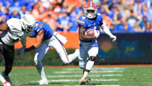 Kadarius Toney Florida Gators Football Action Wallpaper