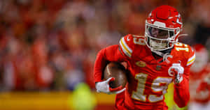 Kadarius Toney Kansas City Chiefs Action Wallpaper