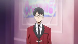 Kaede Manyuda Contemplating A Move In A High Stakes Game. Wallpaper