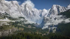 Kaer_ Morhen_ Valley_ Scenery Wallpaper