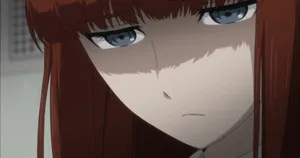 Kagari Shiina From Steins;gate 0 Posing In A Beautifully Designed Environment Wallpaper