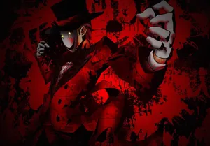 Kagetane Hiruko Red Aura Wallpaper