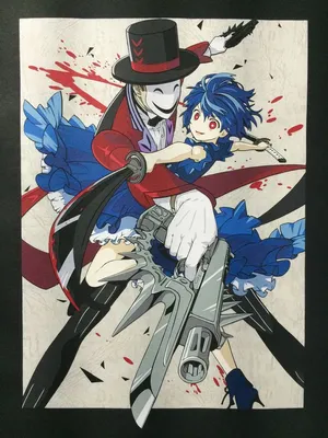 Kagetaneand Blue Haired Character Anime Art Wallpaper