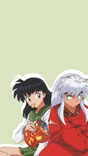 Kagome Higurashi In Traditional School Uniform Wallpaper