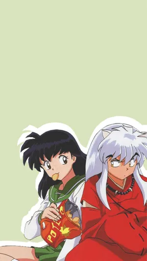 Kagome Higurashi In Traditional School Uniform Wallpaper
