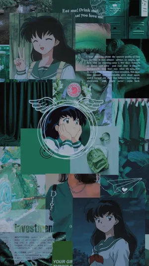 Kagome Higurashi Ready For A New Adventure Wallpaper