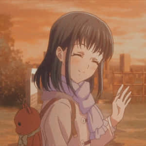 Kagura Sohma Sunset Smile Wallpaper