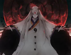 Kaguya Otsutsuki Unleashing Her Power Wallpaper