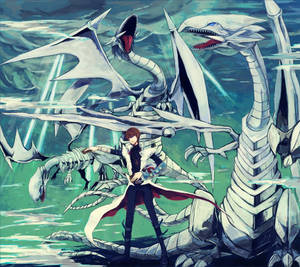 Kaiba Three White Dragon Wallpaper