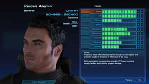 Kaidan Alenko, Alliance Military Officer In Action Wallpaper