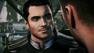 Kaidan Alenko In Action, Mass Effect Character Wallpaper