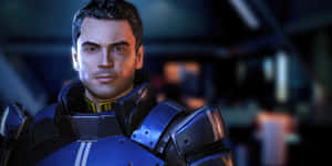 Kaidan Alenko, Mass Effect Character, Posing In Action Wallpaper