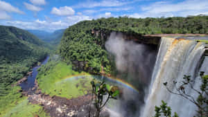 Kaieteur Falls Rainbow Guyana Wallpaper