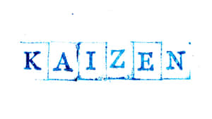 Kaizen Stamp Blue Ink Wallpaper